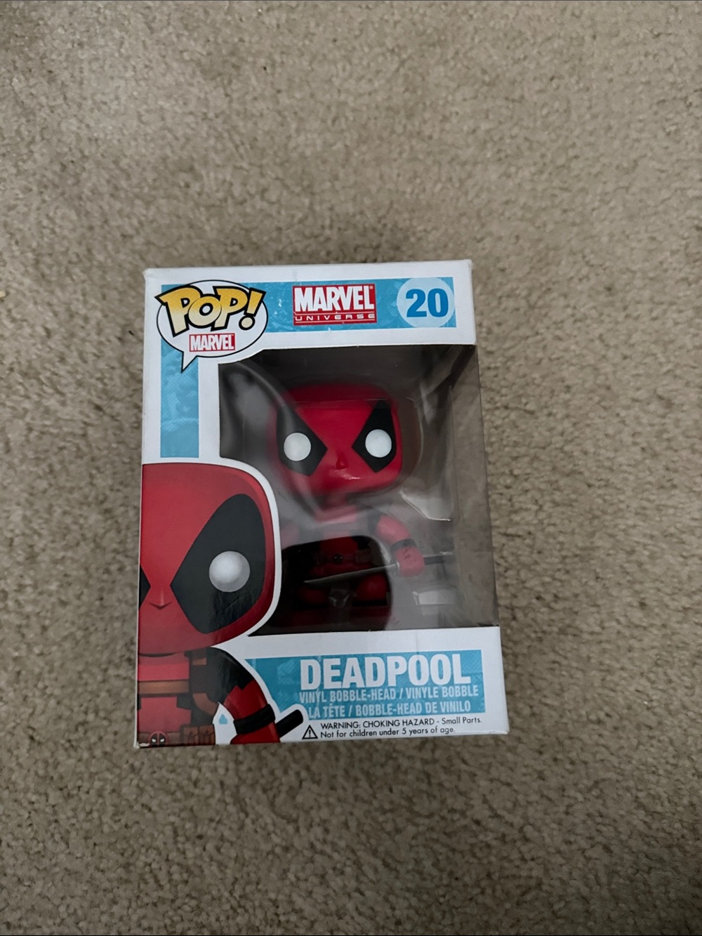 Funko Pop! Marvel Deadpool #20 - Red and Black Vinyl Figure